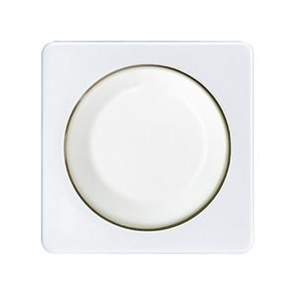 ELSO Zentralplatte 207014 mit Drehknopf  Dimmer reinwei&szlig;