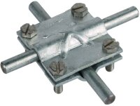 DEHN Kreuzstück 314300 ohne Zwischenplatte St/tZn
