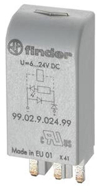 FINDER EMV-Modul 99.02.0.230.98 LED-gr&uuml;n +Varistor