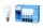 PHILIPS LED-Leuchtmittel LB24 CorePro LEDbulb ND 8-60W A60 E27 827