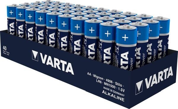 VARTA Batterie AA Longlife Power Mignon 4Folie (MHD)