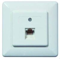 1PROT Anschlussdose PUAE 1xRJ45 8(8) AP cw