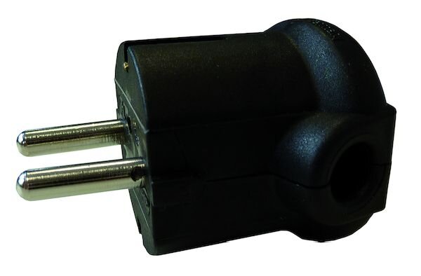PROT Winkelklappstecker PSSWI16 SK 16A schwarz