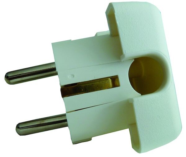 PROT Winkelfl&auml;chenstecker PSSWI22 SK 90&deg; 16A wei&szlig;