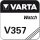 VARTA Uhrenzelle High Drain 00357 Watch 1St&uuml;ck V357 (MHD)