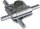 DEHN Mehrzweck-Verbindungsklemme 390051 Rd 8-10mm Al