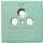 PROT Abdeckung PADS-3-8080 3-Port reinweiss