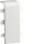 HAGER TEHALIT Kupplung M5565 RAL9010 reinweiss