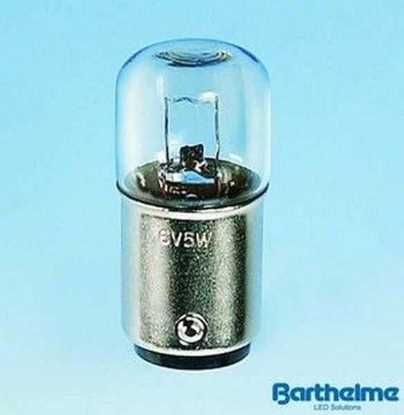BARTHELME R&ouml;hrenlampe RL/I 16x35mm BA15d 220-260V 5-7W