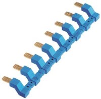 FINDER Verbindungsbrücke 8polig blau