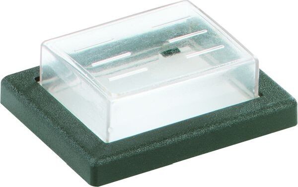 BACHMANN PVC-Kappe und Rahmen 924.118 f&uuml;r 2polig, klar/schwarz