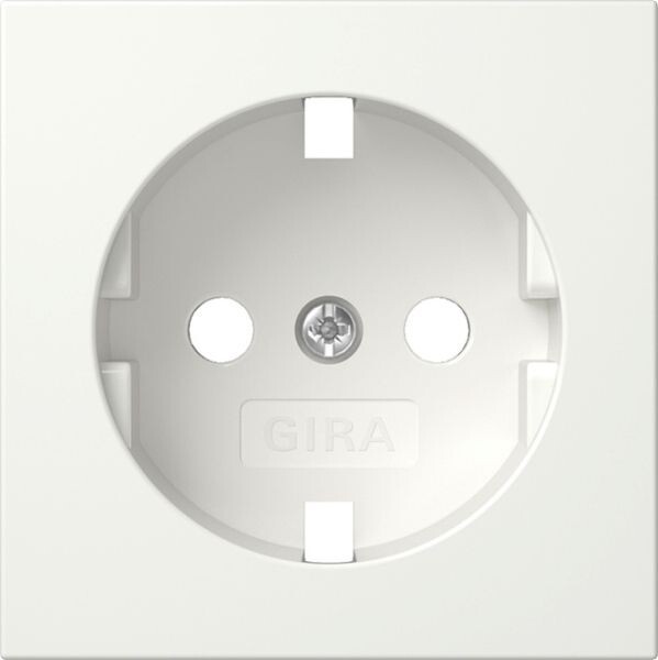 GIRA Abdeckung 492027 SCHUKO-SDO System 55 Reinwei&szlig; seidenmatt