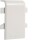 HAGER TEHALIT Kupplung M5555 RAL9010 reinweiss