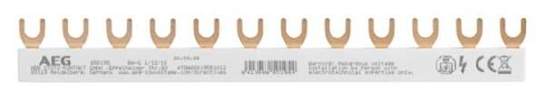 AEG Gabelsammelschiene 1P 10mm2 12 pins