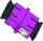 Paschke Datensysteme LWL-Kupplung SC-Duplex Multimode Keramik-H&uuml;lse erikaviolett