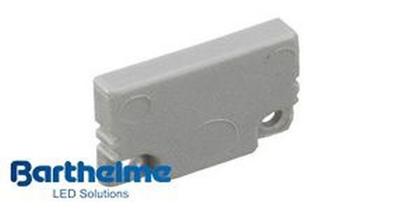 BARTHELME Endkappen LB24 flach 2xgrau