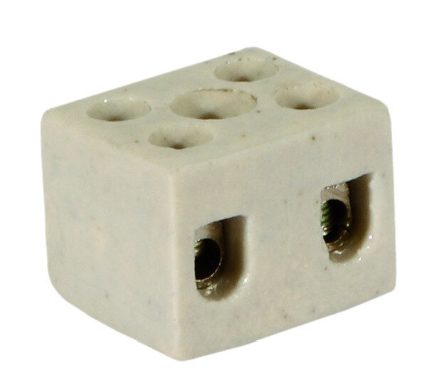 POLLMANN keramische Klemme AK 2/6 A 2polig 6qmm max. 32A