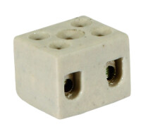 POLLMANN keramische Klemme AK 2/6 A 2polig 6qmm max. 32A