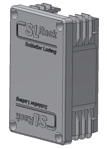 SL RACK Kunststoff-Endkappe RAIL 60 grau