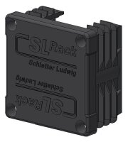 SL RACK Kunststoff-Endkappe RAIL 40 schwarz