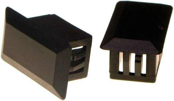 Paschke Datensysteme Blindstopfen SC-S (LC-D) schwarz rechteckig 22x12mm
