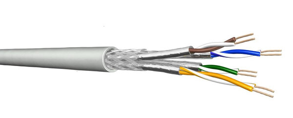DRMC DRAKA Datenkabel flex Cat7 1000MHz Dca UC900FLEX 4P26 S/FTP LSHF grau TR500