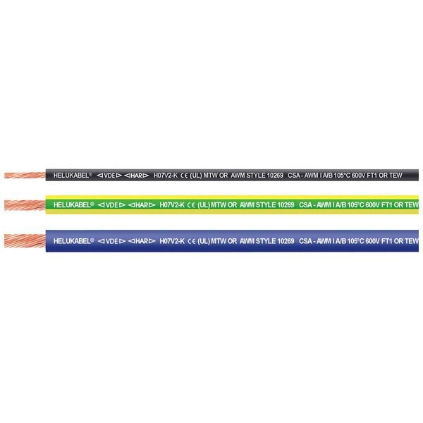 HELUKABEL PVC-Schleppkettenleitung Eca F&Uuml;NFNORM H07V2-K 4qmm 12AWG gr-ge 900m