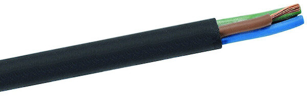 NEUT Jalousieleitung (alter Farbcode) A05RN-F 4G0,75 TR schwarz (blau)