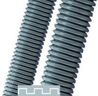 FLEXA Vollkunststoff-Wellschlauch ROHRFLEXA PA6 AD42,5 grau