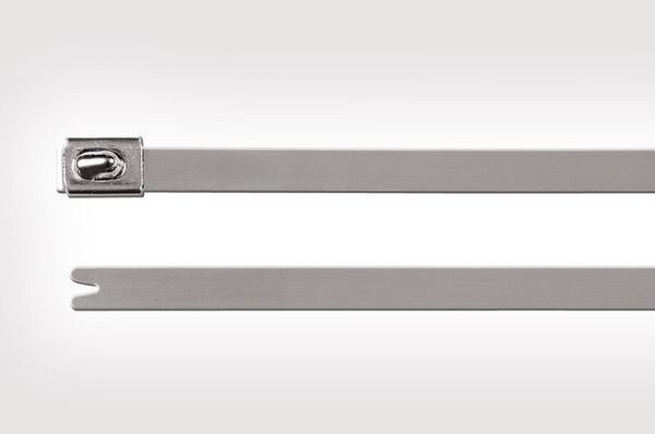 HELLERMANN Metallkabelbinder MBT14S edelstahl 360x4,6mm