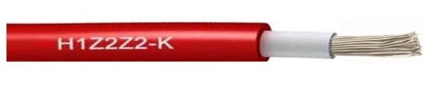 NEUT Solarkabel H1Z2Z2-K 1x6 RG rot erdverlegbar EN50618