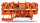 WAGO Durchgangsklemme 4-Leiter 2002-1402 TOPJOB S 2,5qmm orange