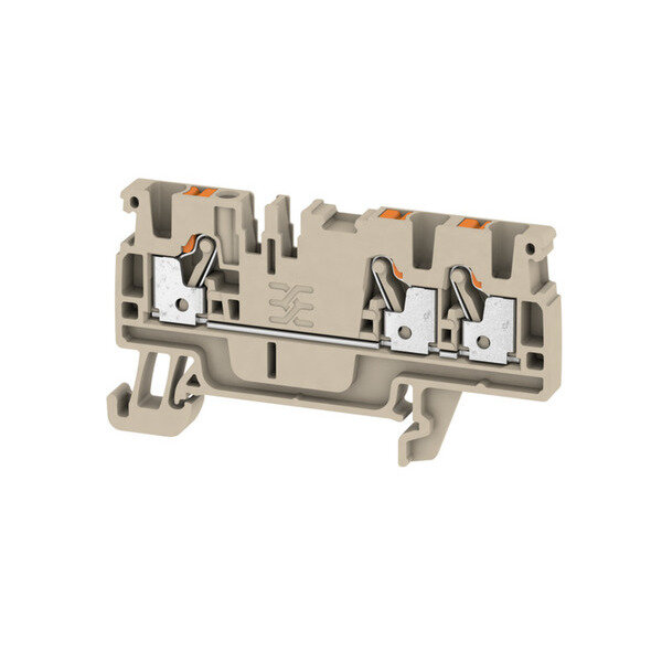 WEIDMUELLER Durchgangsklemme A3C 2.5 800V 24A 0,5-2,5qmm dunkelbeige
