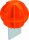 OBO Schutzkappe ProtectionBall reflektierend orange