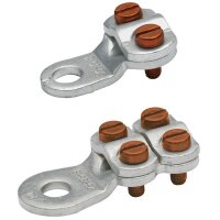 KLAUKE Klemmkabelschuh gestanzt 25-35qmm M10 4 Schrauben VZ