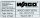 WAGO Typenschild 210-804 44x99mm silber unbedruckt