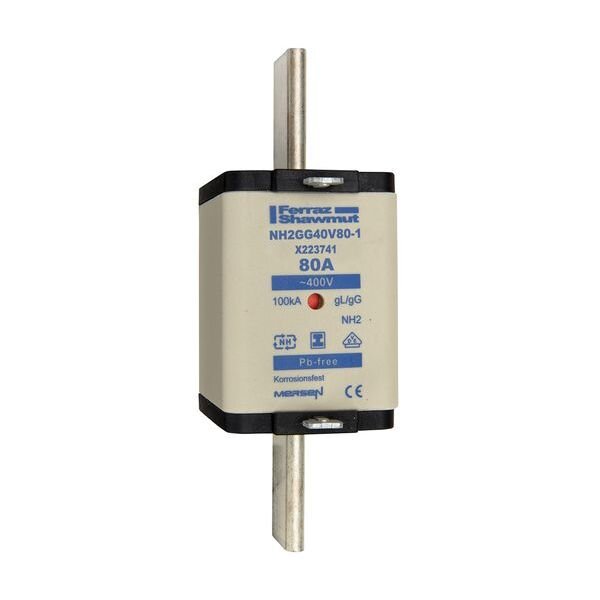 MERSEN NH-Sicherungseinsatz NH2GG40V80-1 80A Gr. 2 AC400V KK gG