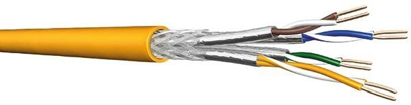 1PROT Datenkabel Cat7A 1500MHz Dca 8150 4P22 S/FTP LSHF-FR gelb TR