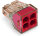 WAGO Dosenklemme 773-604 4Leiter bis 4qmm Deckel rot