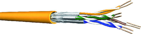 DRMC DRAKA Datenkabel Cat7A 1500MHz Dca UCMM1500SS 4P23 6F S/FTP LSHF-FR gelb