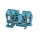 WEIDMUELLER Durchgangs-Reihenklemme ZDU 10 BL blau