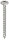 K2 Systems Selbstbohrende Holzbauschraube Heco-Topix Plus 8x100