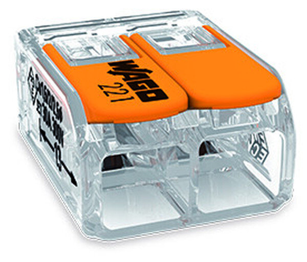 WAGO Verbindungsklemme 221-612 2 Leiter 6qmm transparent