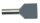 PROT Doppel-Aderendh&uuml;lsen 2x0,75qmm/8mm PAEH 075D/8 grau isoliert VE500