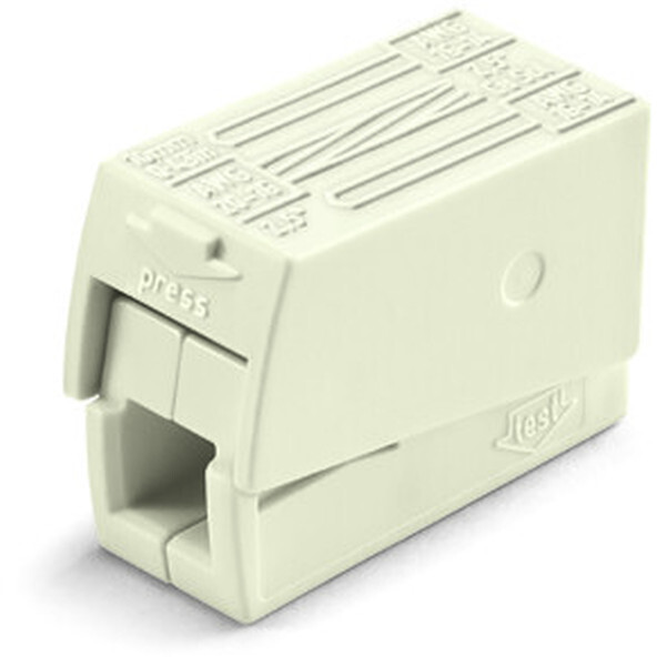 WAGO 2 Leuchtenklemme 224-112 weiss