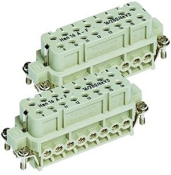 HARTING Buchsenkontakt 09200162813 HAN 16A-BU-S (17-32)