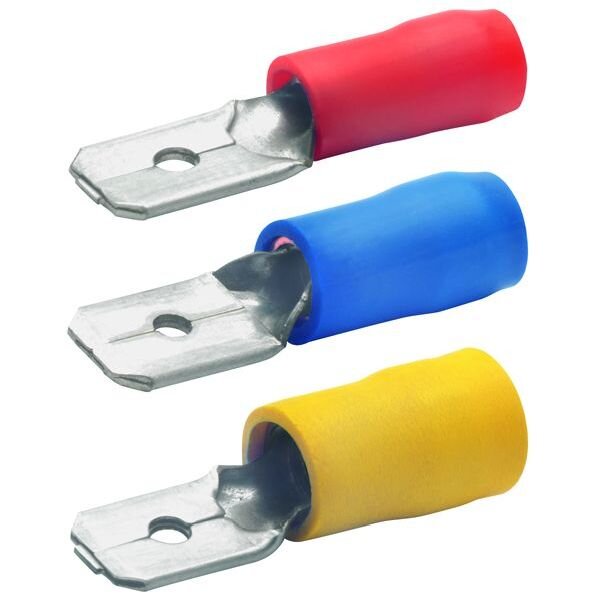 KLAUKE Flachstecker 2,8x0,8mm 0,5-1qmm isoliert verzinnt
