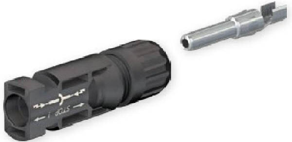 St&auml;ubli Kupplungsstecker PV-KST4/6X-UR MC4 5,5-7,4mm