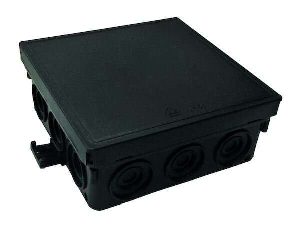 PROT AP-Feuchtraumdose PFRAD 8585 schwarz 85x85x37mm