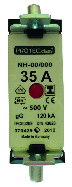 PROT NH-Sicherung (spannungsfr. Griffl.) PSI NH000 SF 35A